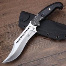 野猪 直刀 (D2钢材,钢头+G10手柄,附Kydex鞘) 全长31cm