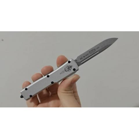 银白柄UTx70迷你直出 水滴头 石洗