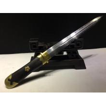 花纹钢烧刃研磨中正剑(全长51cm