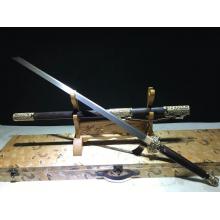 龟背纹三枚夹钢唐叨(全长100厘米)