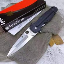 罗马剑折 C125GP 单排滚珠轴承 G10柄 附刀包 (D2钢) 全长22.7cm