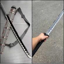 战术-大武士 不锈钢CNC精雕 真空镀钛虎纹