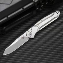 9400 侧跳 钛合金柄 附绒布袋 (M390钢) 全长19.8cm