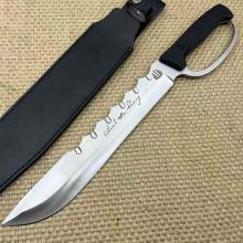 米克手环重砍 限量版 G10柄一体龙骨 (DC53砂光拉丝) 48.5厘米 附硬质皮套