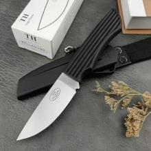 TH2直刀 尼龙纤维柄 (D2钢) 19.1厘米 附尼龙纤维鞘