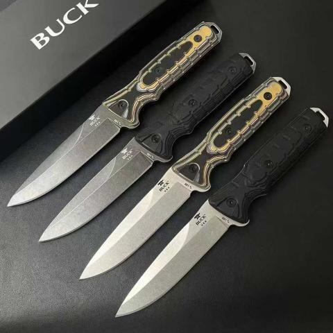 891 新款地面战斗直刀 （DC53钢材，G10手柄，附Kydex刀套） 全长25.7cm