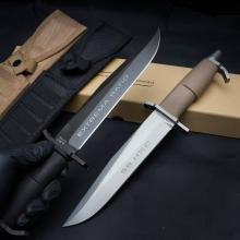 A.M.F 幸存者AMF 大型战术直刀 (BöHLER N690STEEL钢材,FORPRENE手柄,mil-c-13924打磨) 全长34.5cm