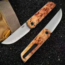 崖柏-破 小直 精选崖柏木手柄 (VGMAX三合钢) 全长19.3cm