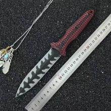 赤兔双刃刀 战术直刀 G10手柄 (9CR13钢) 全长28.2cm