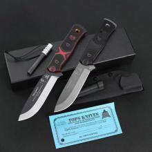 BOB生存刀 一体龙骨 户外求生直刀 (154CM合金钢 镀钛石洗) 全长25 Tom Brown TRACKER