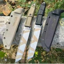 支援中号系列战术直 T4000 S Ranger 激光迷彩N690钢 日式TANTO头战术直刃 附高级K鞘 (N690钢 石洗+激光) 全长31