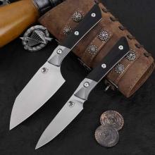 3300B 三德削皮厨刀套装 G10铝合金柄 石洗 (5Cr13钢 石洗) 全长23/21 3300B