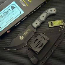 追踪者 生存刀 双色G10柄 附求生口哨 (高碳钢 ) 全长31 Tracker