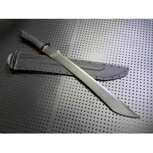 深海狂鲨 战术刀 黑色G10柄 宽体大V面 附2.0K鞘 (9SiCr钢 进口陶瓷涂层) 全长80 DeepSeaShark