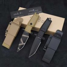 校官紧凑型战术直刀 几何迷彩 TPR橡胶柄 尼龙纤鞘 (N690钢) 全长21